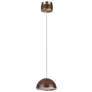 Изображение товара Подвесной светильник светодиодный Odeon Light Lulu 5453/6LA светлая бронза/коричневый/металл/керамика/акрил LED 6W 3000K