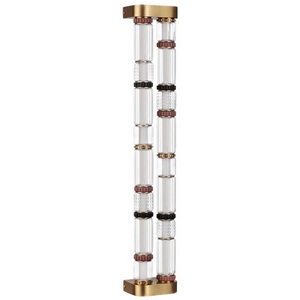 Изображение товара Настенный светильник Odeon Light Collier 5455/60WL сатин.латунь/терракот/черный LED 60W 4000K