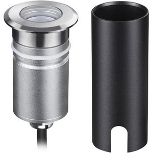 Изображение товара Встраиваемый грунтовый светильник Odeon Light Ingro 6660/1GL3 черный/металл IP67 LED 3W 3000K 12V/24V (нужен драйвер 357781/357782)