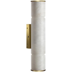 Изображение товара Настенный светильник Odeon Light Marbella 6674/12WA латунь/металл/алебастр IP20 LED 12W 540Лм 3000K/4000K