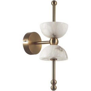 Изображение товара Бра Odeon Light Feliz 6685/7WL бронзовый/белый/алебастр/металл IP20 LED 7W 560Лм 3000K 220V