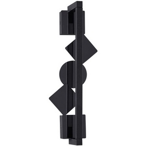 Изображение товара Настенный светильник Odeon Light Geos 6690/7WL черный/черн полиров/металл/акрил поворотный IP20 LED 7W 184Лм 3000K