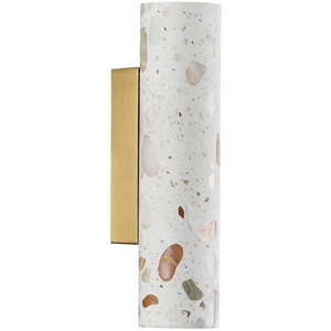 Изображение товара Настенный светильник светодиодный Odeon Light Terrazzo 7012/12WL UP DOWN металл/ терраццо/античная бронза/серый IP20 12W 3000K 220V TERRAZZO