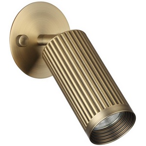 Изображение товара Настенный спот поворотный на 180/350 Odeon Light Manchester 7013/1WA металл/под латунь LED GU10 10W 220V