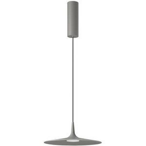 Изображение товара Подвесной светодиодный светильник Odeon Light Sombra 7038/12L серый/металл/акрил 12W 3000K 220V