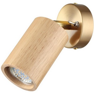 Изображение товара Спот Odeon Light Caucho 7061/1W светлое дерево/металл с выкл. IP20 GU10 LED 7W 220V