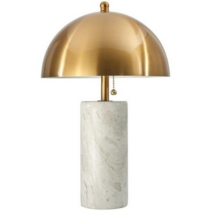 Изображение товара Настольная лампа с выкл. гриб Odeon Light Rufina 7088/2T бронзовый/металл/мрамор 2*LED E14 7W 220V