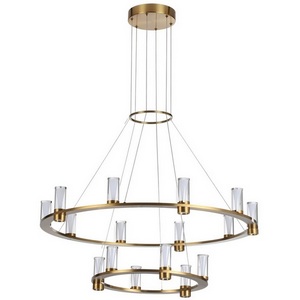 Изображение товара Подвесная люстра Odeon Light Defance 7144/110L античная бронза/акрил/металл IP20 LED 93W 5960Лм 3000K 180° 220V