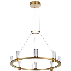 Изображение товара Подвесной светильник Odeon Light Defance 7144/55L античная бронза/акрил/металл IP20 LED 45W 4260Лм 3000K 180° 220V