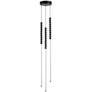 Изображение товара Подвесной светильник Odeon Light Monella 7149/33L черный/акрил/металл IP20 LED 32W 2200Лм 3500K 300° 220V
