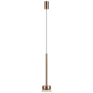 Изображение товара Подвесной светильник Odeon Light Laslo 7152/10L медь/янтарное стекло/металл IP20 LED 10W 3000K 220V