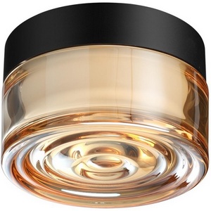 Изображение товара Настенно-потолочный светильник уличный светодиодный Odeon Light Ronda 7158/6CL янтарь/стекло/поликарбонат IP65 LED 6W 2200/2700/3000K 220V