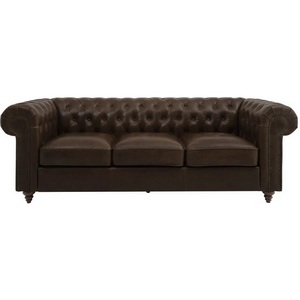 Изображение товара Диван Chester Classic ОГОГО (арт.329637), (Кожа/Коричневый)