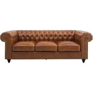 Изображение товара Диван Chester Classic ОГОГО (арт.329660), (Кожа/Коричневый)