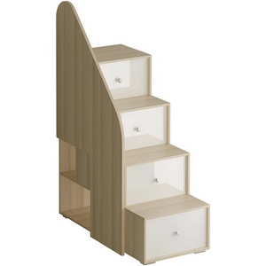 Изображение товара Лестница с ограждением Play ОГОГО (арт.331670), (ЛДСП/Белый)