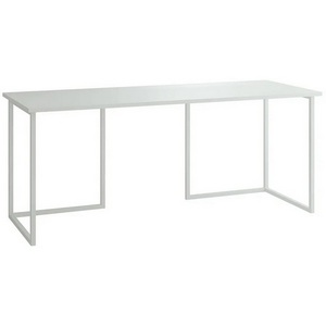 Изображение товара Стол с прямыми углами Board 1800x700 ОГОГО 331812 (белый) (прямоугольная столешница, П-образная опора)