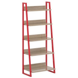 Изображение товара Стеллаж шириной 60 см дуб сонома Board малый ОГОГО 332027 (дуб сонома, красный)