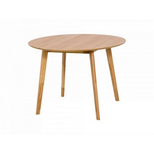 Изображение товара Стол с закругленными углами обеденный Jaxton ОГОГО 333979 (дуб) (круглая столешница, 4 ножки)