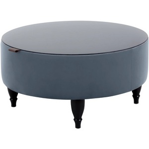 Изображение товара Стол журнальный Italia ОГОГО (арт.334821), (ЛДСП/Голубой) (круглая столешница, 4 ножки)