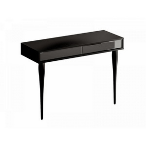 Изображение товара Туалетный столик с ящиком Cloud ОГОГО 335268 (черный) (прямоугольная столешница, 2 ножки)