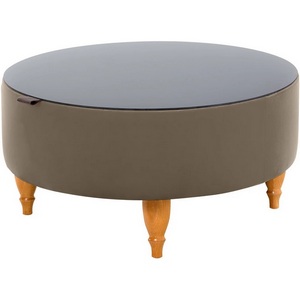 Изображение товара Стол журнальный Italia ОГОГО (арт.339974), (ЛДСП/Бежевый) (круглая столешница, 4 ножки)