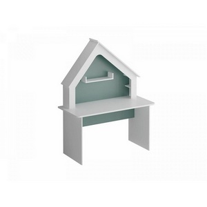 Изображение товара Стол с полкой Campi ОГОГО 340885 (зеленый) (прямоугольная столешница, I I-образная опора)