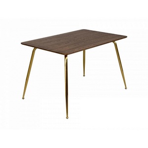 Изображение товара Стол с прямыми углами обеденный Dino ОГОГО 344387 (орех) (прямоугольная столешница, 4 ножки)