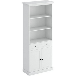 Изображение товара Стеллаж для игрушек с 3 полками Caprio с ящиком и дверями ОГОГО (арт.434247), (ЛДСП/Белый)