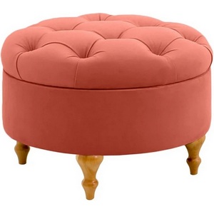 Изображение товара Пуфик круглый красный Meggi ОГОГО (арт.434447), (Ткань/Красный)