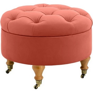 Изображение товара Пуфик круглый красный Meggi ОГОГО (арт.434459), (Ткань/Красный)