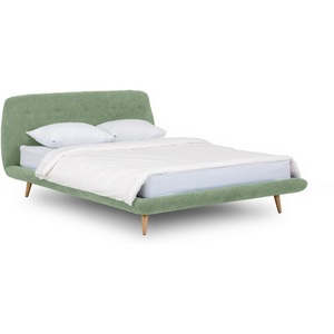 Изображение товара Кровать с реечным основаниемс деревянное Loa ОГОГО (арт.468176), (Ткань/Зеленый)