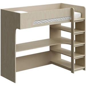 Изображение товара Кровать-чердак Yummy ОГОГО (арт.517859), (ЛДСП/Бежевый)