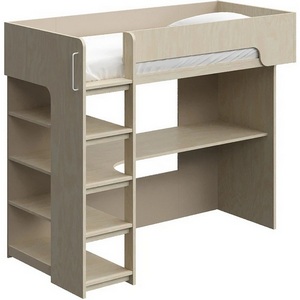 Изображение товара Кровать-чердак Yummy ОГОГО (арт.518270), (ЛДСП/Бежевый)