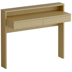 Изображение товара Туалетный столик с ящиком и полкой Intra ОГОГО 564231 (прямоугольная столешница, 2 ножки)