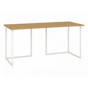 Изображение товара Стол с деревянной столешницей офисный Board 1600x700 ОГОГО 564291 (дуб корбридж