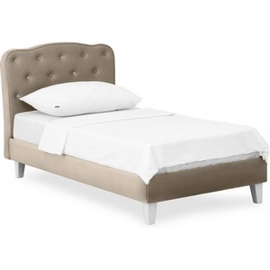 Изображение товара Кровать односпальная из массива сосны Candy ОГОГО (арт.566979), (Ткань/Бежевый)