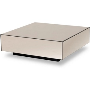 Изображение товара Стол квадратный длиной 80 см журнальный Lucky ОГОГО (568538), (ЛДСП/Бронзовый, Бронзовый)