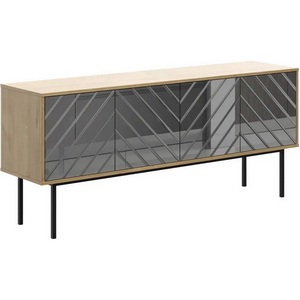 Изображение товара Тумба Boho большая ОГОГО (арт.571707), (ЛДСП/Серый,Черный)