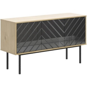 Изображение товара Тумба малая Boho ОГОГО (арт.571718), (ЛДСП/Черный,Дуб Корбридж)