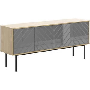 Изображение товара Тумба Boho большая ОГОГО (арт.571782), (ЛДСП/Серый,Дуб Корбридж)