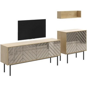 Изображение товара Композиция Boho 4 ОГОГО (арт.572577), (ЛДСП/Дуб Корбридж,Бронзовый)