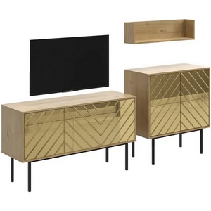 Изображение товара Композиция Boho 1 ОГОГО (арт.572578), (ЛДСП/Дуб Корбридж,Золотой)