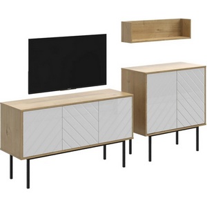 Изображение товара Композиция Boho 1 ОГОГО (арт.572582), (ЛДСП/Белый,Дуб Корбридж)