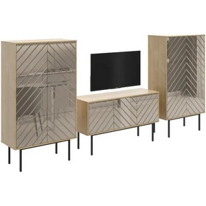 Изображение товара Композиция Boho 3 ОГОГО (арт.572596), (ЛДСП/Дуб Корбридж,Бронзовый)