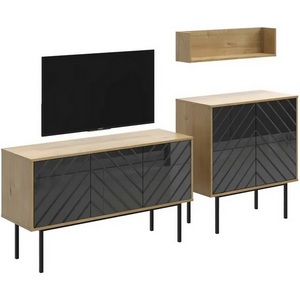 Изображение товара Композиция Boho 1 ОГОГО (арт.572600), (ЛДСП/Черный,Дуб Корбридж)