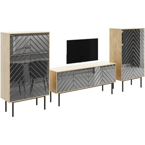 Изображение товара Композиция Boho 5 ОГОГО (арт.572674), (ЛДСП/Серый,Дуб Корбридж)