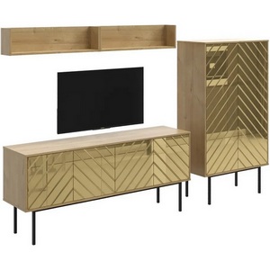 Изображение товара Композиция Boho 6 ОГОГО (арт.572676), (ЛДСП/Дуб Корбридж,Золотой)