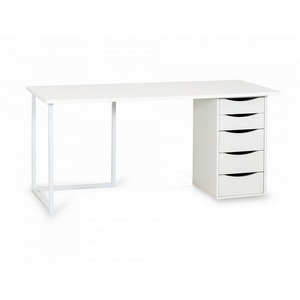 Изображение товара Композиция с ящиком Board 1200х500 ОГОГО 572860 (белый) (прямоугольная столешница)