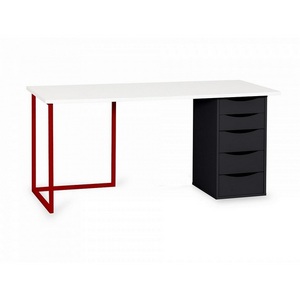 Изображение товара Композиция с ящиком Board 1800х700 ОГОГО 572865 (черный) (прямоугольная столешница)