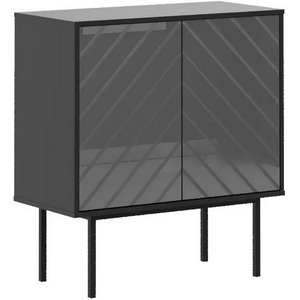 Изображение товара Шкаф Boho низкий ОГОГО (арт.578512), (ЛДСП/Серый,Черный)